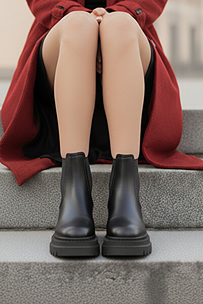 FAYMAZ Αδιάβροχες χειμερινές μπότες με επένδυση από γούνα, ραμμένες από καουτσούκ, ορθοπεδικές με ψηλή σόλα, εγγυημένες χειμερινές μπότες iarnă