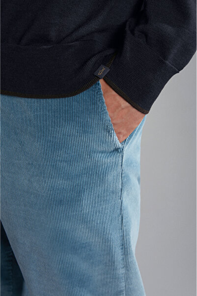 PAUL&SHARK MEN'S ZIPPED PULLOVER C.WWOOL