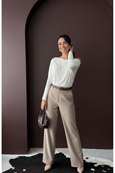 salome butik Boat Neck Bluz