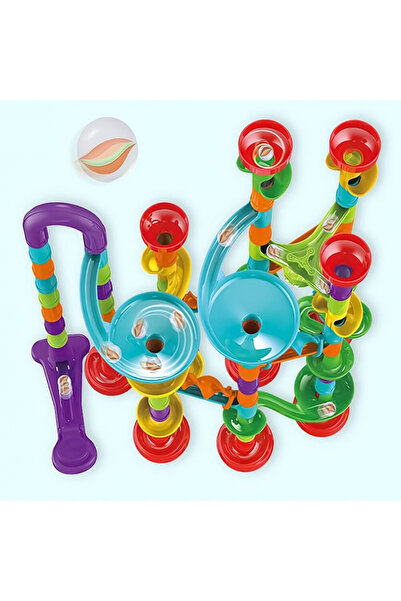 MalPlay Malplay children's construction set, ball track and 113 multicolored elements, size 36 x