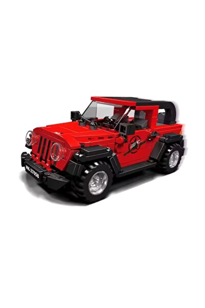 LEGO MOULD KING 27058 Educational Construction Kit - Jeep Wrangler for Kids, 414 Pieces + Storage Box
