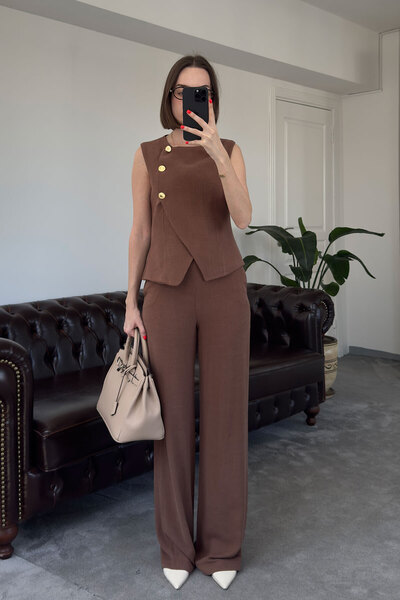 MAGARDE Costum din in premium cu vestă Acidmerik - MARO