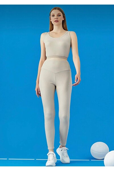 SayaSocks Ribbed Bralet Leggings Set