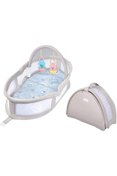 LITTLE ANGEL - Baby Sleeping Bed and Bassinet -Grey
