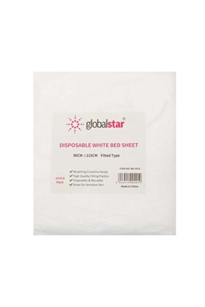 Globalstar Global Star White Bed Cover 90*215-BR-1015