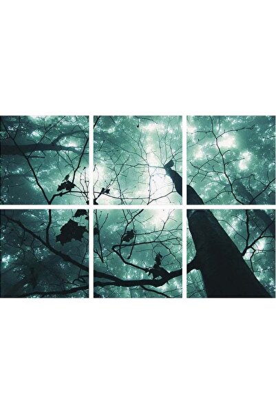 Drub Alabdaa 6-Piece Frameless Multicolor Wall Art (40×40 cm per piece)