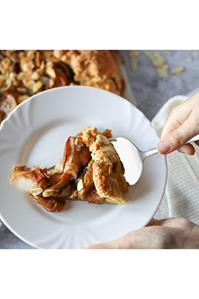 FORSEİ LUCA Practical 21 cm Stainless Steel Luxury Serving Spoon Cake Presentation Spatula 1 Piece