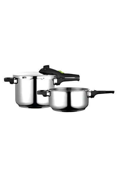 Fagor Set de 2 oale sub presiune Rapid Xpress, 4+6 l, 2 niveluri 60/100 kPa, ...