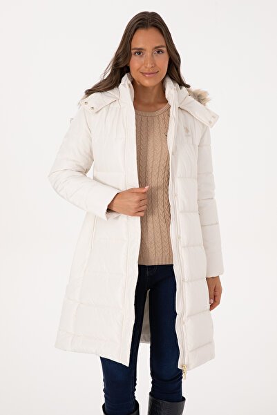U.S. Polo Assn. Women's Cream Coat 50308001-Vr256