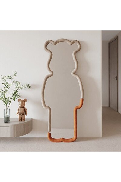 Muummirror 200 cm Ayıcık Şekilli Özel Üretim Kumaş Çerçeveli Dekoratif Duvar ...
