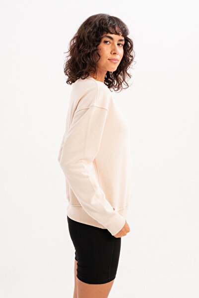 JUSTEVER Damen-Sweatshirt-Trainingsoberteil mit Rundhalsausschnitt und normaler Passform