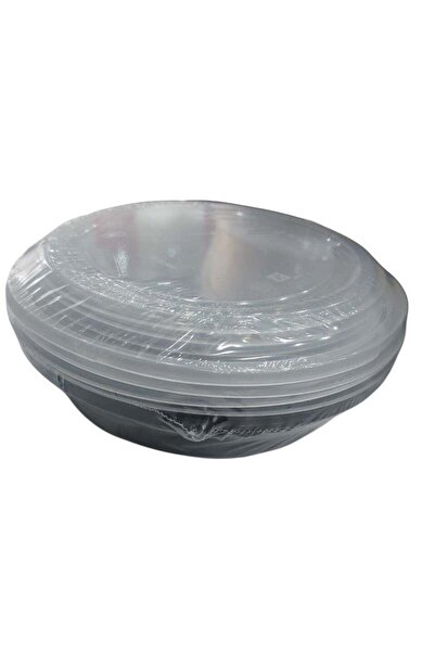 The comprehensive house حاويات طعام دائرية سوداء آمنة للاستخدام في الميكروويف