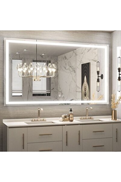Muummirror 90 cm Ledli Banyo Aynası-Konsol Makyaj Aynası