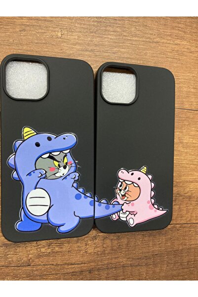 Newon iPhone 13/14 Tom and Jerry Printed Couple Case (2 Cases)