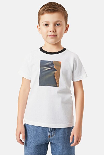 Choupette Kids Boy Graphic Print Short Sleeve T-Shirt, Off White