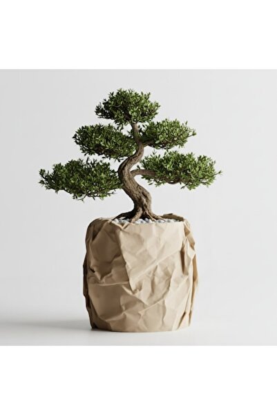 OEM Decorative Planter Crumpled Design – Sandstone Beige Color