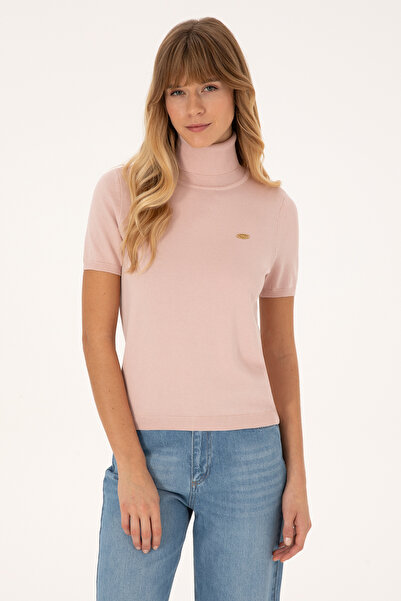 U.S. Polo Assn. Women's Powder Turtleneck Sweater 50314835-Vr042