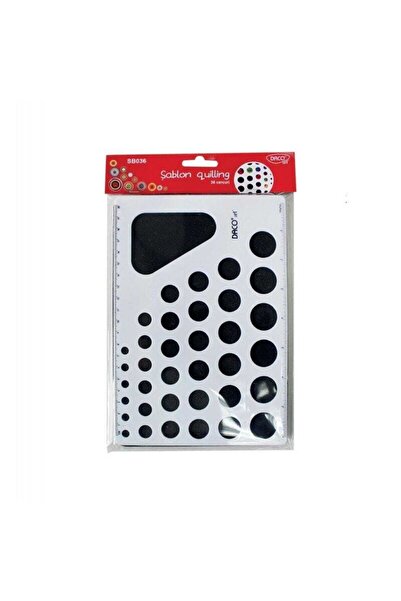 daço Șablon Quilling 36 Cercuri Daco Sb036