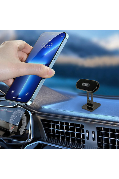 Go-Des GD-HD717 Super Strong Magnetic Phone Holder - 360° Rotation for Car, Home & Office