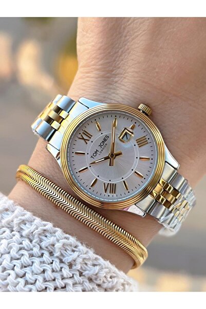Tom Jones Steel Cord Tarnish-Free Color Does Not Fade 3 Atm Water Resistant Women's Wristwatch Btj.Yn10105.3