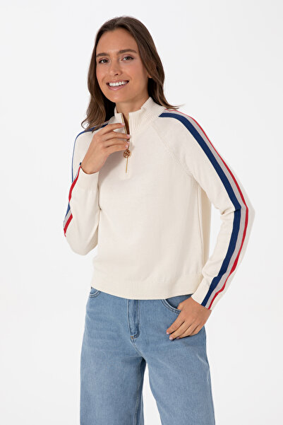 U.S. Polo Assn. Women's Cream Sweater 50314691-Vr071