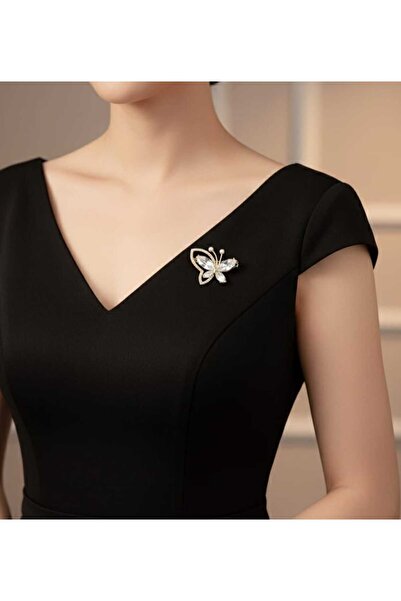 FOR YOU TAKI by Ezgi KELEBEK ALTIN RENGİ ZARİF BROŞ