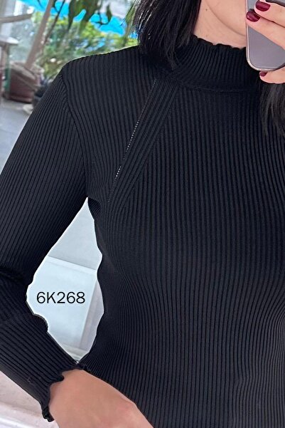 İnce Topuk Half Fisherman Knitwear Blouse 6K268