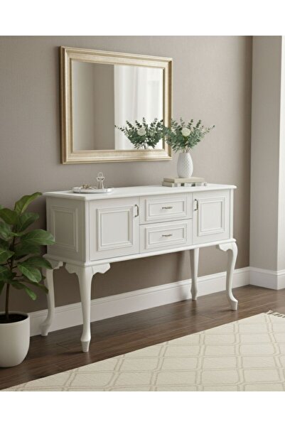 Evim Hizmet 120 Cm Beyaz Belora Konsol Dresuar