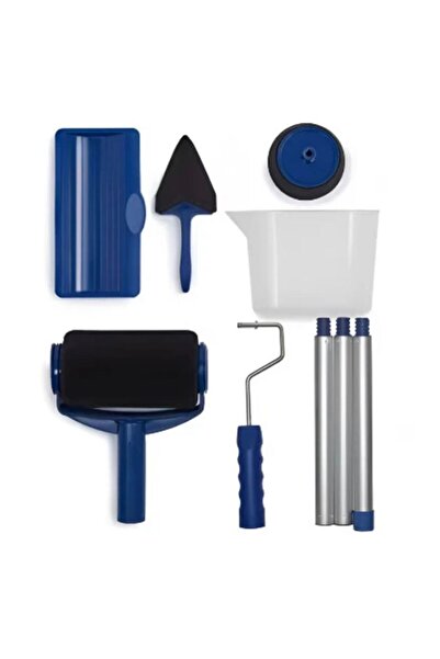 MeriMag Portable Paint Roller Set with Paint Container and Telescopic Handle