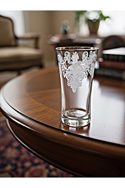 DECOSTYLE Rumi Silver Pasabahce 420055 300Cc Water Glass 6 Pieces