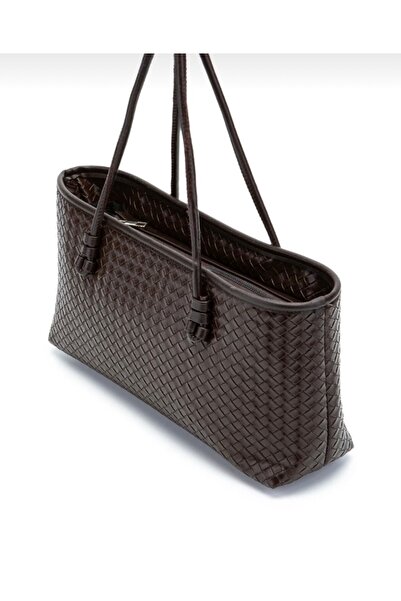 selma demir Knitted Patterned Women's Shoulder Bag