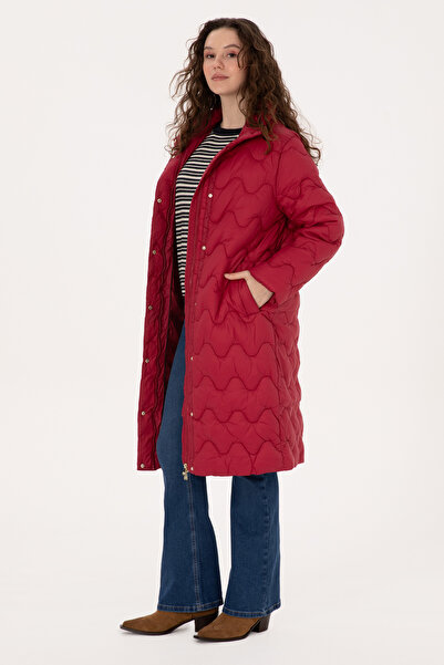 U.S. Polo Assn. Women's Dark Raspberry Coat 50308608-Vr104