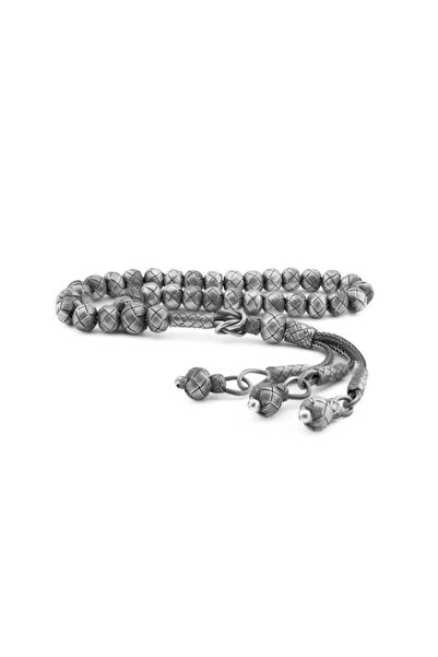 Gumush سبحة كازازي من فضة الترابزون المؤكسدة | منتجات هدايا المجوهرات الفضية