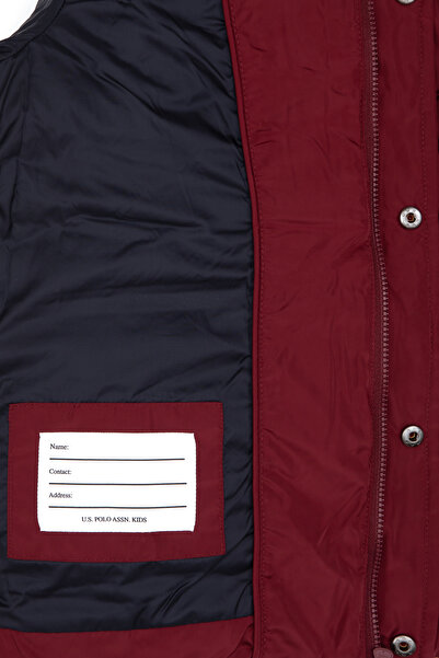 U.S. Polo Assn. Boy's Burgundy Coat 50310499-Vr014