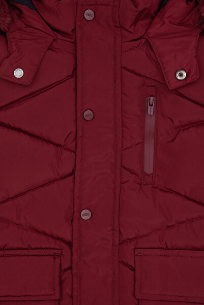U.S. Polo Assn. Boy's Burgundy Coat 50310499-Vr014