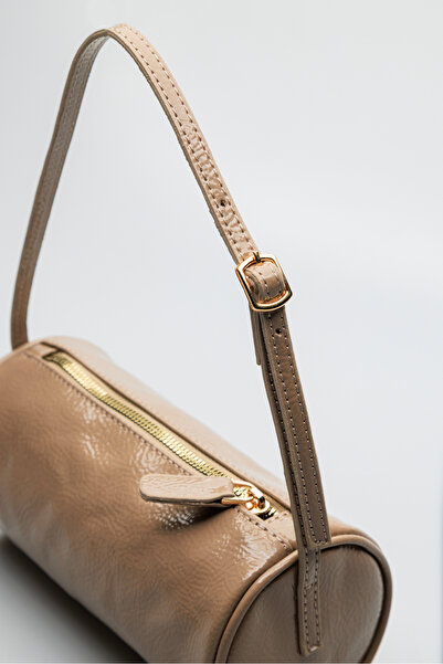 KISCHE Cylinder Hand and Shoulder Bag Women Zipper