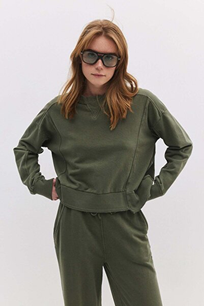 No Matter What Sweatshirt aus 100 % gekämmter Baumwolle