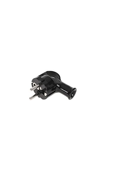 KlaussTech Schuko plug 90 degrees black color WT-40