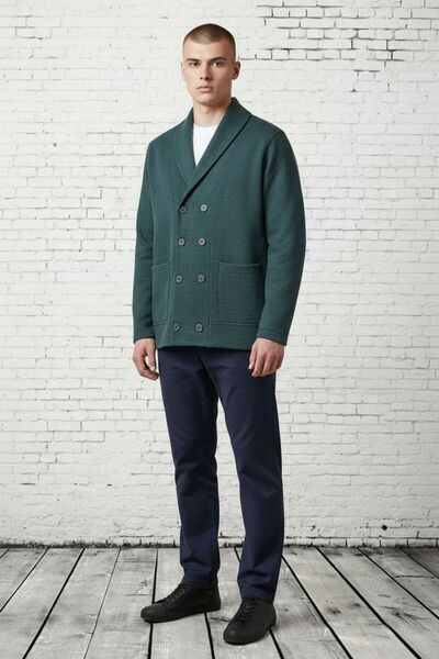 BLACK STEEL BS-2025-055-DÜĞMELİ MODELLİ HIRKA