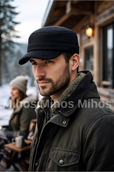 Mihos Unisex Kaşe Kastro Şapka Kışlık Outdoor Model