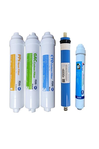 alkalinees Kapalı Kasa Su Arıtma Cihazı 5 li Filtre Seti Vontron Membranlı