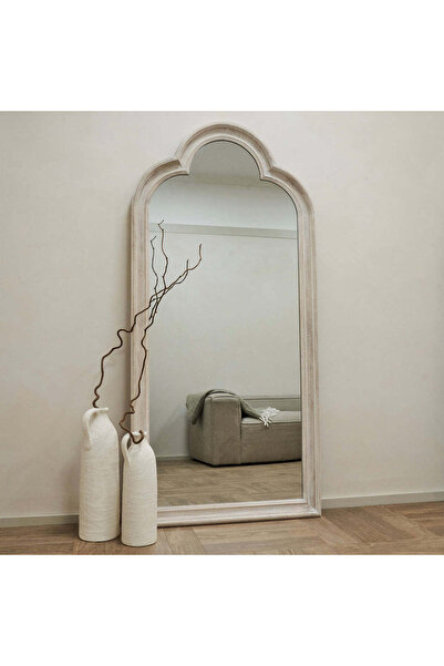 Muummirror 170 x 80 cm Kemerli Dekoratif Etnik Boy Aynası - İskandinav Doğal ...