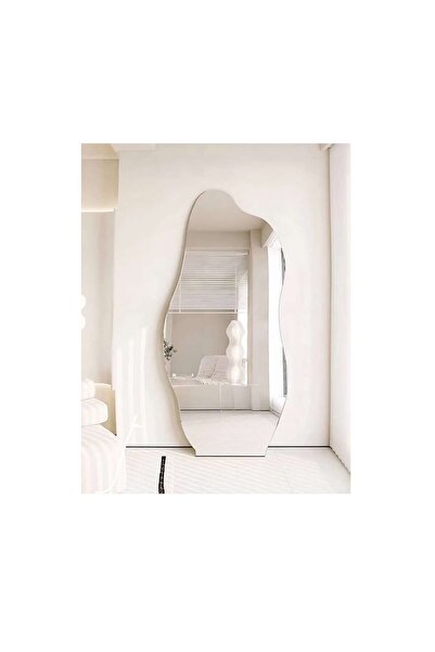 Muummirror 190 cm Asimetrik Duvar Boy Aynası - Konsol Üstü Salon Dekorasyon A...