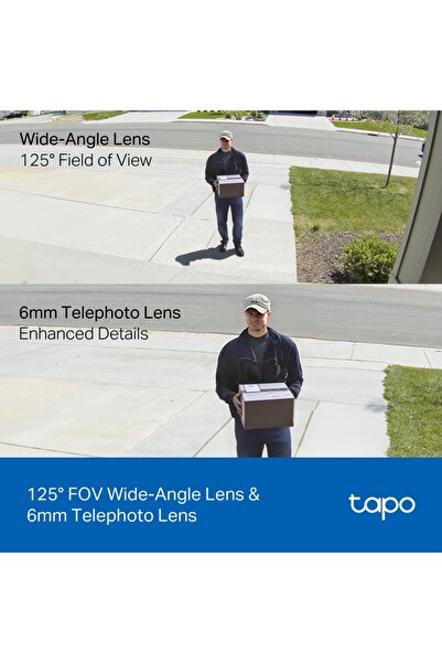 TP-LINK Tapo C246D | Indoor/Outdoor Dual Lens Pan/Tilt Security Camera