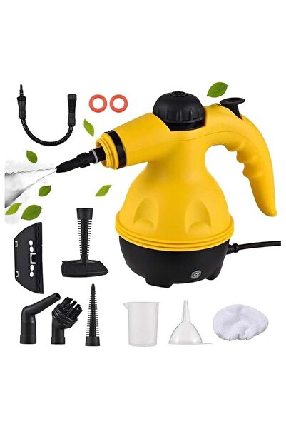 Steam High-pressure handheld cleaner with 9 accessories for home kitchen, car, and windows