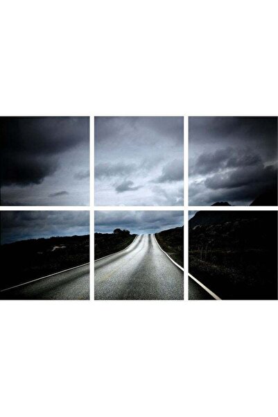 Drub Alabdaa Frameless Wall Art - 6 Piece Multicolor