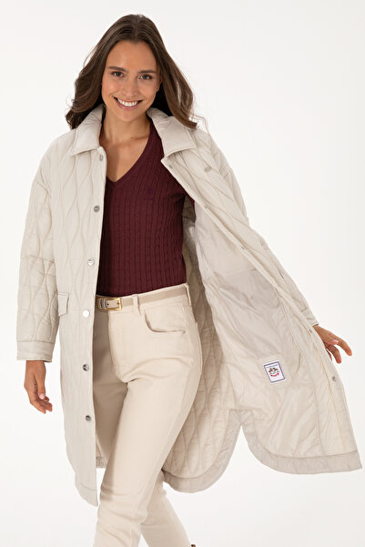 U.S. Polo Assn. Women's Stone Coat 50308615-Vr049