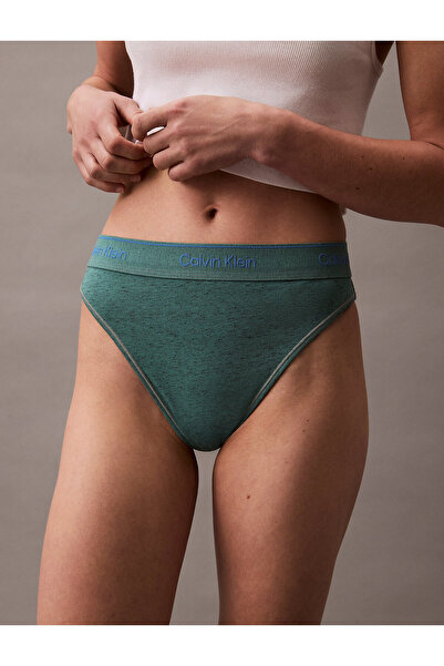 Calvin Klein High Leg Tanga - Icon Cotton Stretch