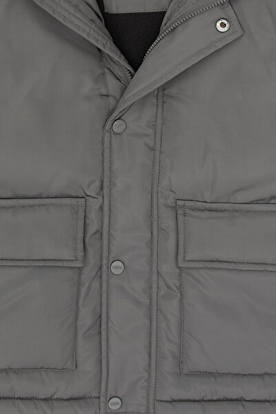 U.S. Polo Assn. Boy's Gray Coat 50312105-Vr024