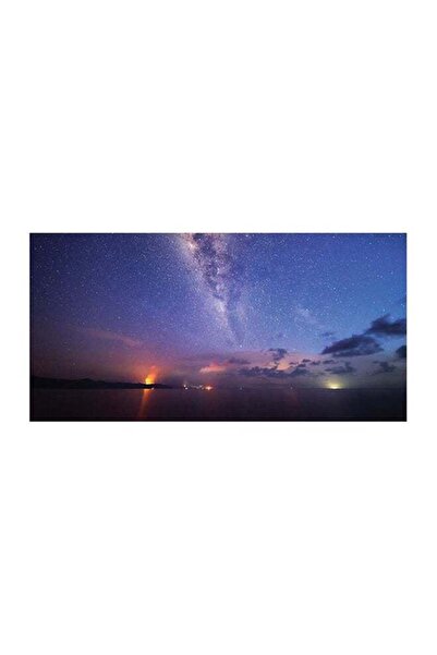 Sasb Frameless Wall Art Panel Multicolor 30x15 cm